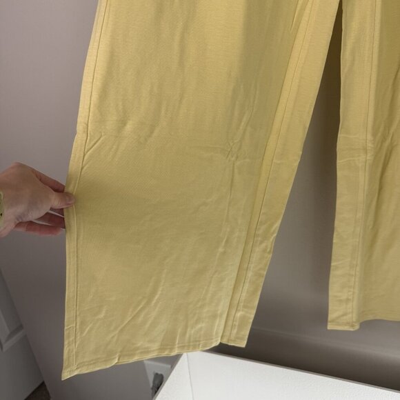 IVL Collective Boxer Pajama Pant Comfy Small Yellow Tencel Jersey Relaxed Fit - Picture 4 of 8